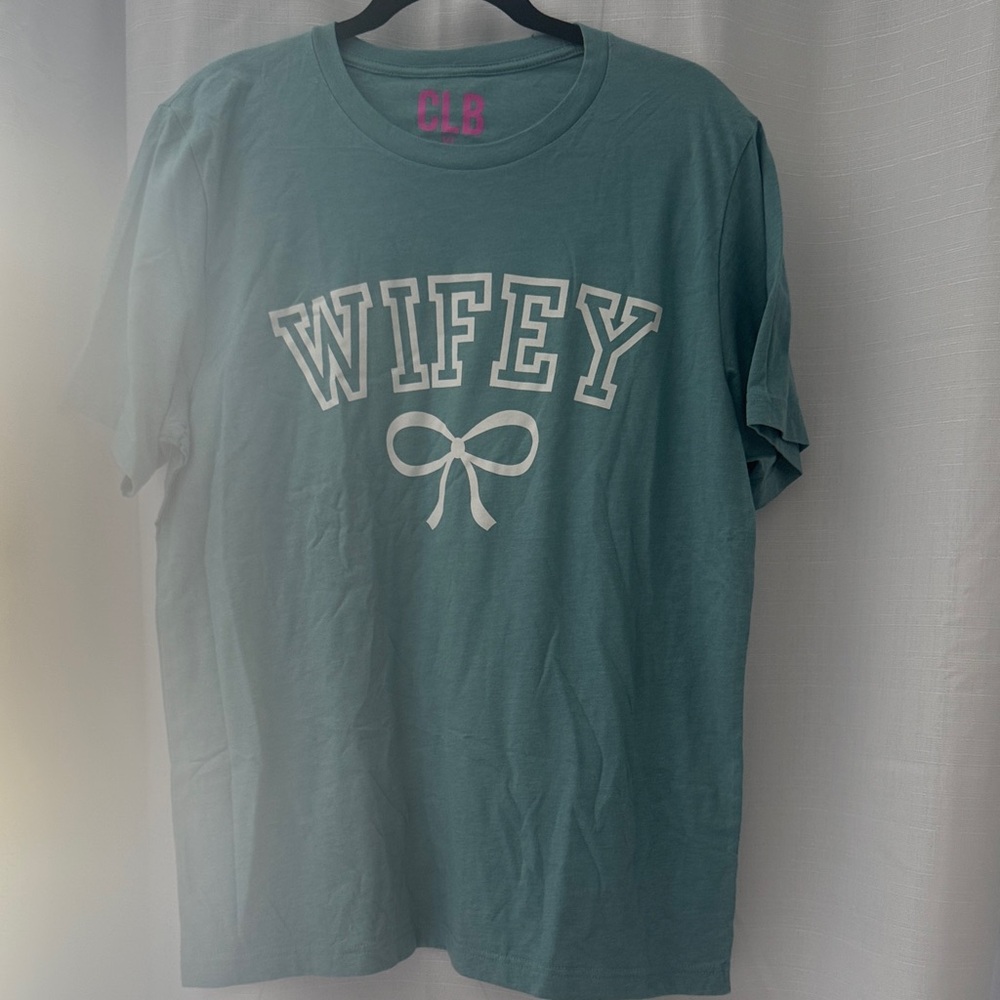 Teal 'Wifey' Graphic T-Shirt